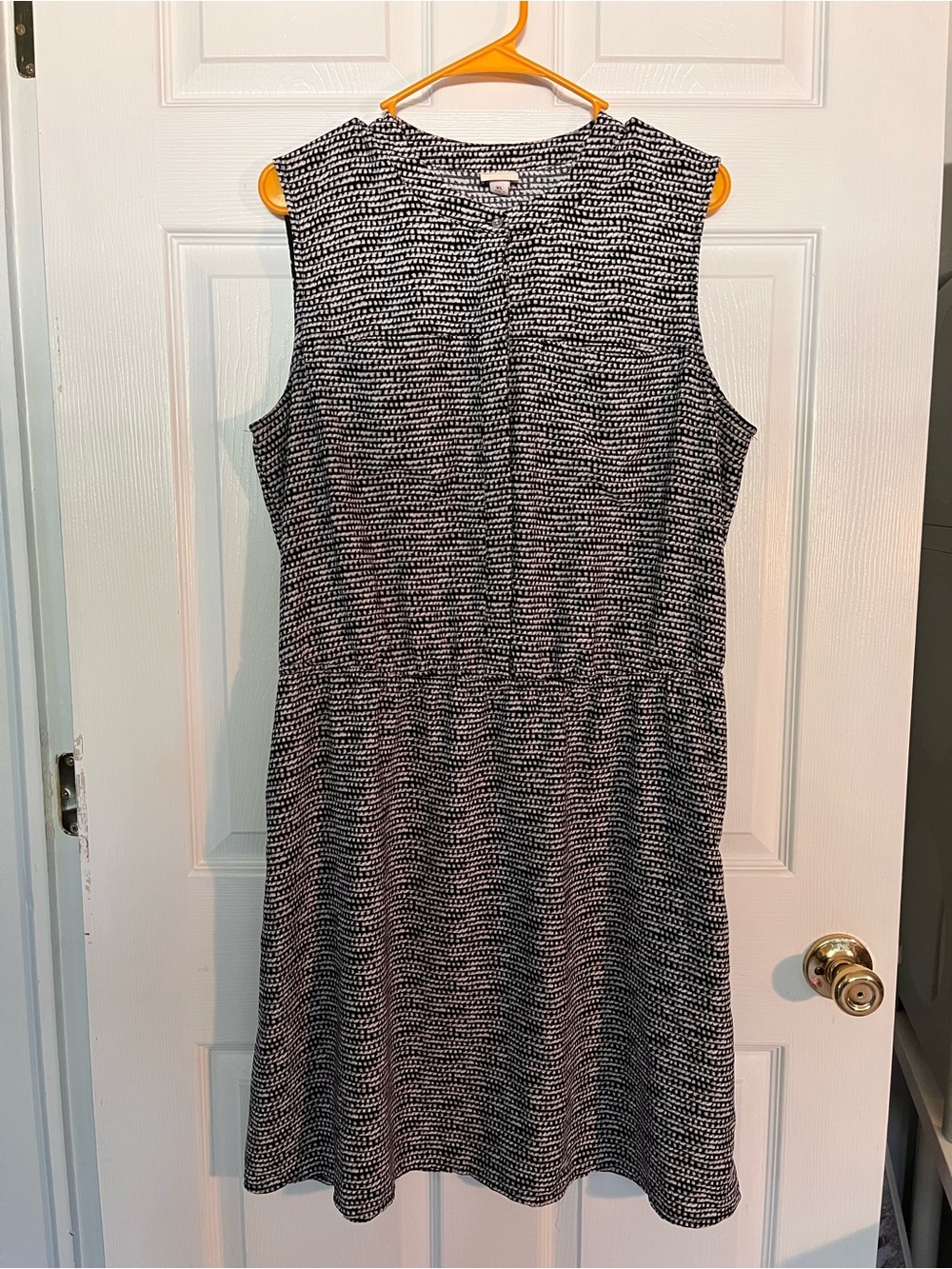 Merona Black and White Sleeveless Dress